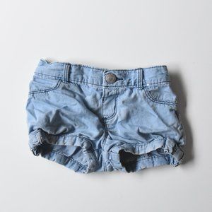 Gymboree Denim Toddler Girls Shorts -2T - Bows